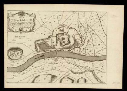 Plan du siege de Lerida formé par les Armées des deux Couronnes commandées par S.A.R. Mgr. le duc d'Orleans ... octobre 1707]