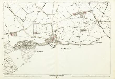 Gloucestershire LXXVII.6 (includes: Bitton; Charlcombe; Cold Ashton; Doynton; North Stoke; Weston) - 25 Inch Map