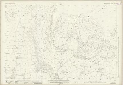 Brecknockshire XXXVI.13 (includes: Llanbedr Ystrad Yw) - 25 Inch Map