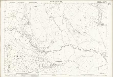 Derbyshire XXII.13 (includes: Hartington Middle Quarter; Hartington upper Quarter; Hollinsclough) - 25 Inch Map