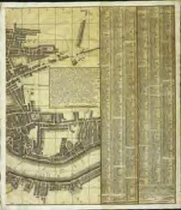 A new and exact plan of the city of London and suburbs thereof, 3