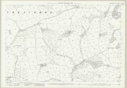 Devon XXXIII.6 (includes: Creacombe; Rackenford; Witheridge) - 25 Inch Map