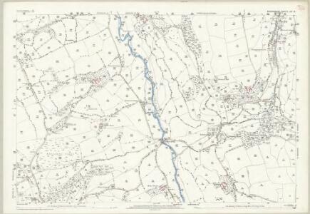 Devon LIX.16 (includes: Axminster Hamlets; Dalwood; Membury; Stockland) - 25 Inch Map