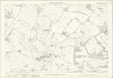 Caernarvonshire XLI.1 (includes: Llannor; Llanystumdwy) - 25 Inch Map