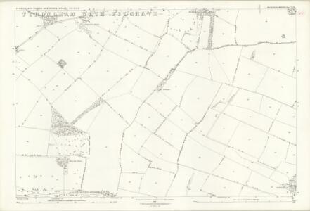 Buckinghamshire V.10 (includes: Sherington; Tyringham with Filgrave) - 25 Inch Map