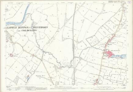 Yorkshire CXCVIII.6 (includes: Great Mitton; Little Mitton; Pendleton; Whalley; Wiswell) - 25 Inch Map