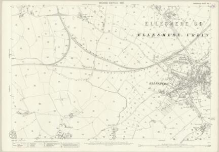 Shropshire XIII.2 (includes: Ellesmere Rural; Ellesmere Urban) - 25 Inch Map