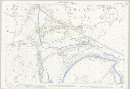 Cheshire XI.13 (includes: Bredbury and Romiley; Marple; Stockport) - 25 Inch Map