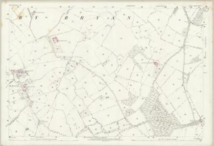 Dorset XXIII.2 (includes: Fifehead Neville; Hazelbury Bryan; Stoke Wake; Wooland) - 25 Inch Map