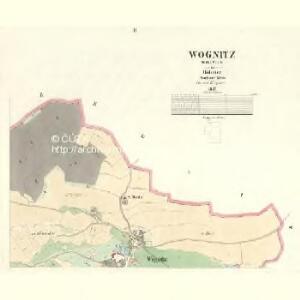Wognitz (Wognice) - c8735-1-002 - Kaiserpflichtexemplar der Landkarten des stabilen Katasters