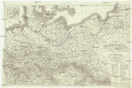 Charte vom Preussischen Staate oder Gebirgs- und Fluss- Charte des nördlichen Teutschlands