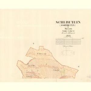 Schebetein (Ssebetin) - m3637-1-001 - Kaiserpflichtexemplar der Landkarten des stabilen Katasters