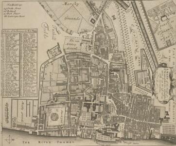 A MAPP of the Parish of St MARGARETS Westminster taken from the last Survey with Corrections 7 B
