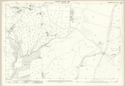 Cumberland LXXIII.5 (includes: Beckermet St Bridget) - 25 Inch Map