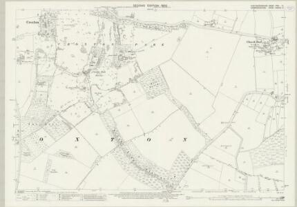 Huntingdonshire XXVI.14 (includes: Croxton; Eltisley; Great Gaddensden) - 25 Inch Map