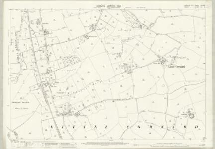Suffolk LXXIX.8 (includes: Great Cornard; Great Henny; Little Cornard; Middleton) - 25 Inch Map