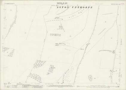 Berkshire XXI.8 (includes: Aston Tirrold; Aston Upthorpe; Blewbury) - 25 Inch Map