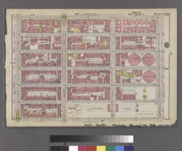 Plate 105: Bounded by E. 65th Street, Avenue A, E. 60th Street, Second Avenue, E. 59th Street and Third Avenue.