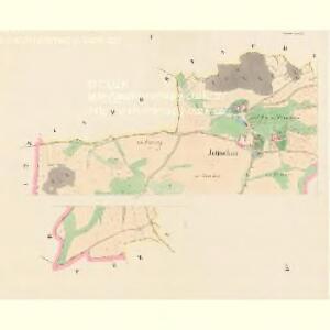 Jetischau (Getissow) - c2868-1-001 - Kaiserpflichtexemplar der Landkarten des stabilen Katasters