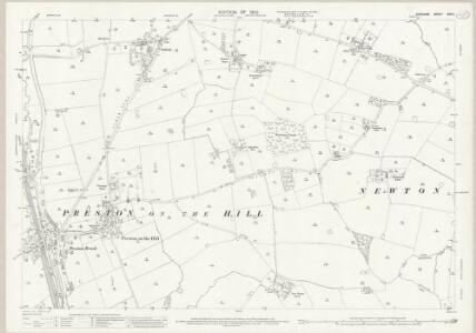 Cheshire XXV.6 (includes: Daresbury; Dutton; Hatton; Norton; Preston Brook) - 25 Inch Map