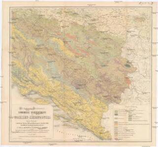 Geologische Ubersichtskarte von Bosnien-Hercegovina