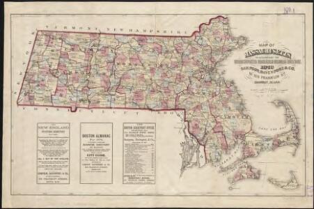 Map of Massachusetts to accompany the Massachusetts register & business directory