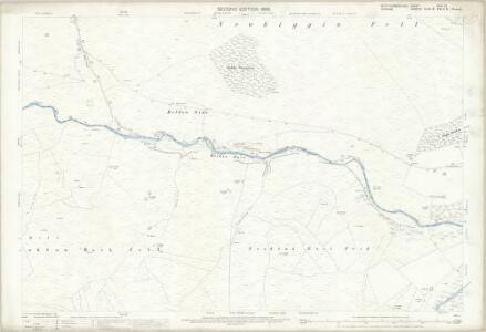 Northumberland (Old Series) CVIII.10 (includes: Hexhamshire High Quarter; Hunstanworth; Shotley High Quarter) - 25 Inch Map