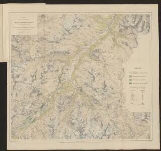 Karte über das Auftreten des grauen Lärchenwicklers (Steganoptycha pinicolana Zll.) in den Waldungen des oberen Engadins 1878,79 & 80 & 1886,87 & 88