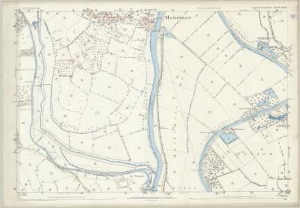 Gloucestershire XXV.10 (includes: Gloucester; Highnam; Longford; Maisemore; Sandhurst) - 25 Inch Map