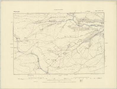 Montgomeryshire XLVII.SE - OS Six-Inch Map