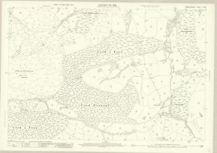 Denbighshire XIX.13 (includes: Clocaenog; Llanfwrog Rural; Y Gyffylliog) - 25 Inch Map