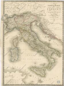 General Karte von Italien und Dalmatien