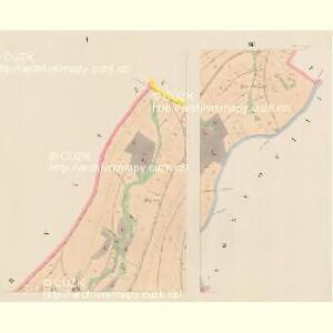 Nekorz (Nekoř) - c5020-1-001 - Kaiserpflichtexemplar der Landkarten des stabilen Katasters
