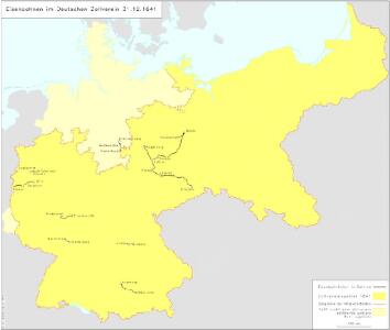 Eisenbahnen im Deutschen Zollverein 31.12.1841
