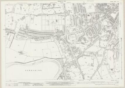Durham LV.9 (includes: Blackwell; Cleasby; Darlington; Stapleton) - 25 Inch Map