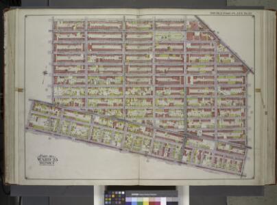 Brooklyn, Vol. 1, Double Page Plate No. 22; Part of Ward 25, Section 6; [Map bounded by Hanock St., Bainbridge St., Broadway, Rockaway Ave.; Including Atlantic Ave., Utica Ave., Fulton St., Reid Ave.] / by and under the direction of Hugo Ullitz.