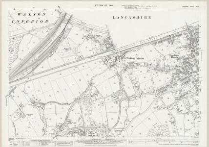 Cheshire XVI.11 (includes: Appleton; Penketh; Stockton Heath; Walton; Warrington) - 25 Inch Map