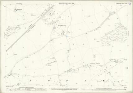 Hampshire and Isle of Wight XLII.8 (includes: Bishops Sutton; Four Marks; Ropley) - 25 Inch Map