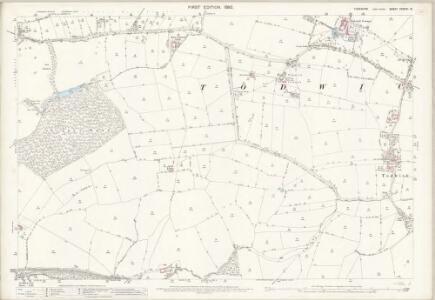 Yorkshire CCXCVI.13 (includes: Aston Cum Aughton; Todwick; Wales) - 25 Inch Map