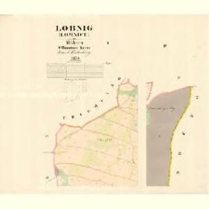 Lobnig (Lomnice) - m1602-1-001 - Kaiserpflichtexemplar der Landkarten des stabilen Katasters