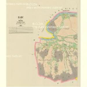 Haje - c1754-1-001 - Kaiserpflichtexemplar der Landkarten des stabilen Katasters