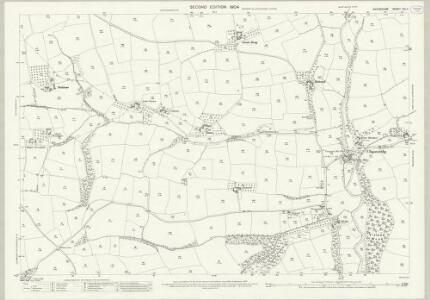 Devon XXI.11 (includes: Chittlehampton; Satterleigh and Warkleigh; South Molton) - 25 Inch Map