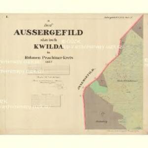 Aussergefild - c3755-1-001 - Kaiserpflichtexemplar der Landkarten des stabilen Katasters