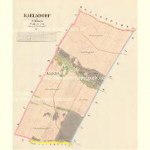 Karlsdorf - m1152-1-001 - Kaiserpflichtexemplar der Landkarten des stabilen Katasters