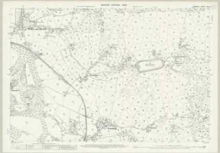 Cornwall LXX.5 (includes: Crowan) - 25 Inch Map
