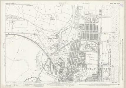 Norfolk LXVI.15 (includes: Gorleston; Great Yarmouth; Reedham; Runham Vauxhall) - 25 Inch Map