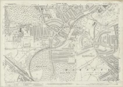 Middlesex XII.5 (includes: Hornsey St Mary) - 25 Inch Map