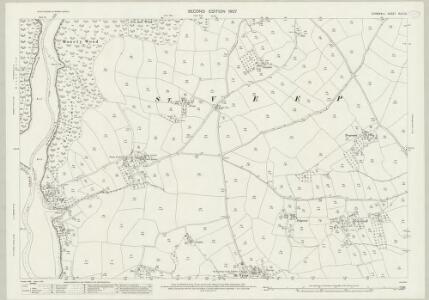 Cornwall XLIII.13 (includes: Lanreath; St Sampson; St Veep; St Winnow) - 25 Inch Map