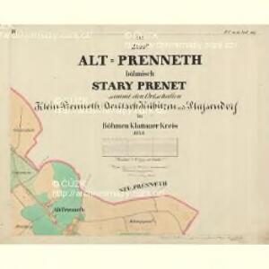 Alt Preneth - c7314-2-003 - Kaiserpflichtexemplar der Landkarten des stabilen Katasters