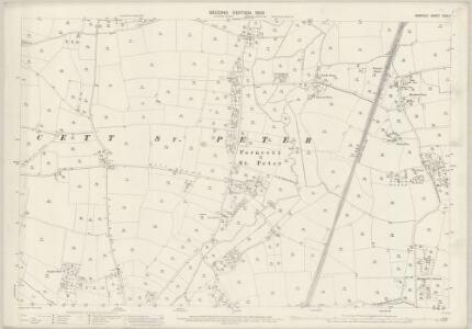 Norfolk XCVI.4 (includes: Aslacton; Forncett; Moulton St Michael; Tacolneston) - 25 Inch Map